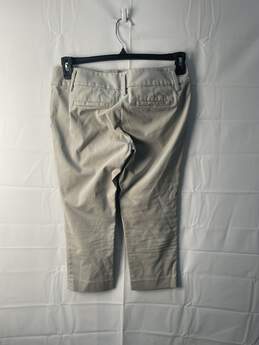 Loft Womens Khaki Marisa Pants Size 4P alternative image