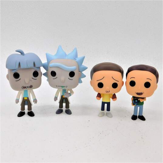 4 Loose Rick And Morty Funko Pops image number 1