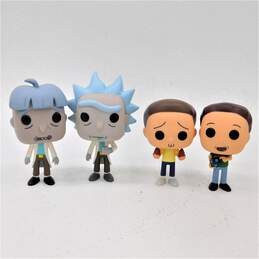 4 Loose Rick And Morty Funko Pops