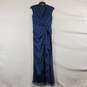 Adrianna Papell Women's Blue Sleeveless Dress SZ S image number 1