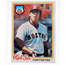 1978 HOF Carlton Fisk Topps All-Star Boston Red Sox