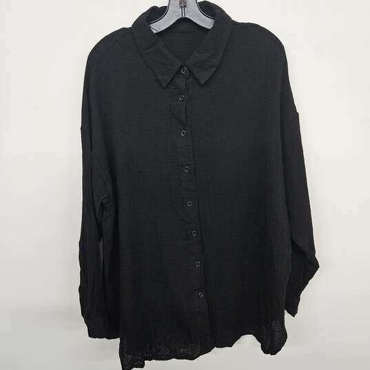 Black Button Up Shirt image number 1