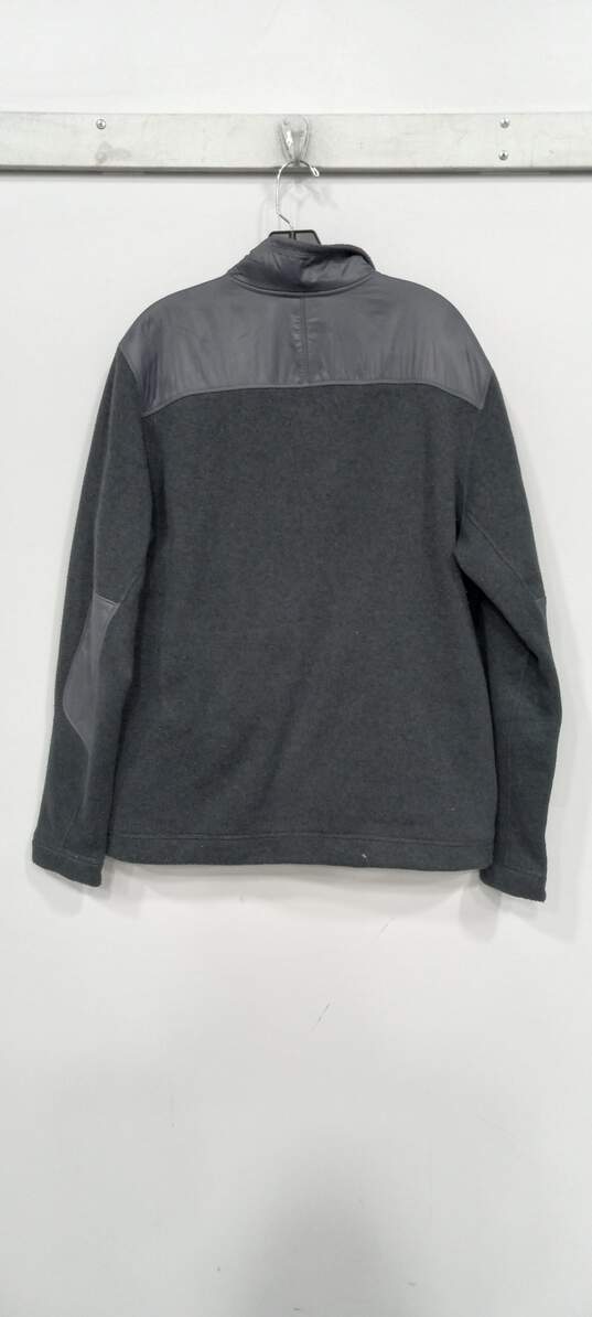The North Face Men's Gray Gordon Anza Full Zip Fleece Sweater Jacket Size XL image number 3