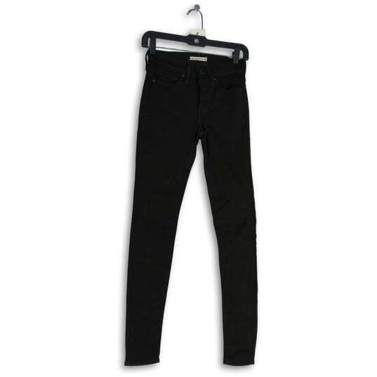 Levi Strauss & Co. Womens Black Denim 5-Pocket Design Skinny Leg Jeans Size 24 image number 1