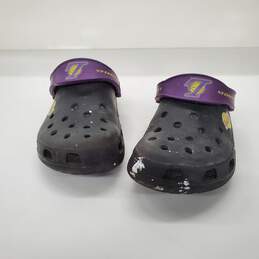 Crocs L.A. Lakers Black Classic Clogs Women's Size 6/7 alternative image