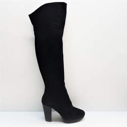 Nine West Suede Over The Knee Boots Black 10