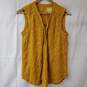 Maeve Gold Sleeveless Top Women's 6 image number 1
