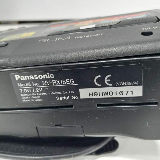 RX18 Palmcorder VHS-C Movie Camera image number 7