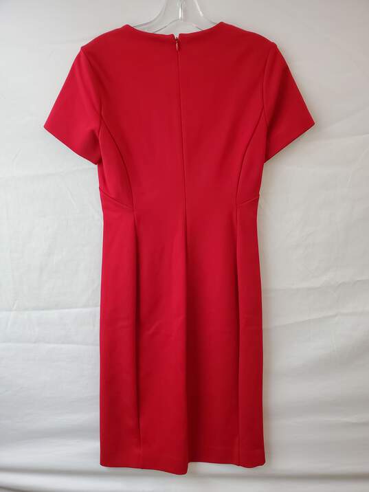 Brooks Brothers Red Sheath Dress Size 2 image number 2