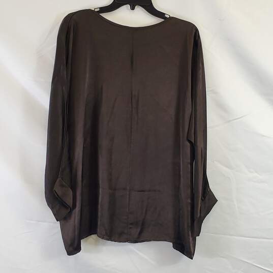 Free For Humanity Women Brown Top OS NWT image number 2