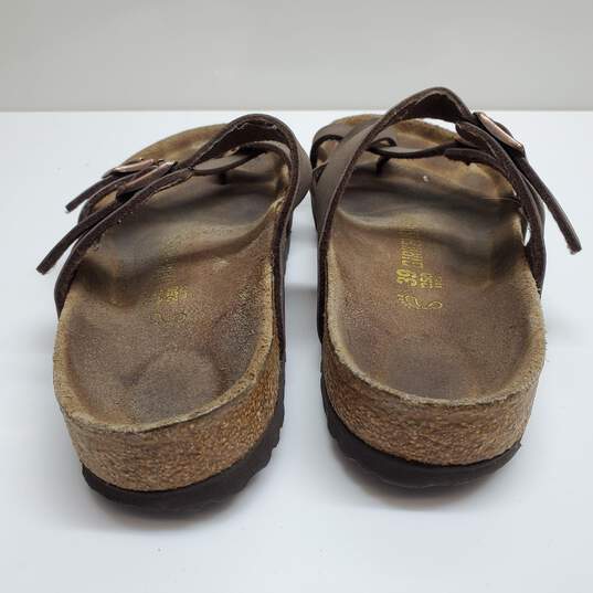 Birkenstock Mayari Women's Thong Sandal Brown Sz L8/6M image number 4