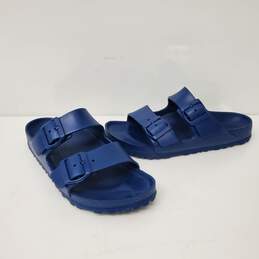 Birkenstock Arizona MN's Blue Flip Flops Sandals Size 38- 6 US alternative image