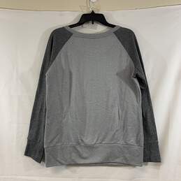 Women's Grey Adidas Raglan Sweatshirt, Sz. L alternative image