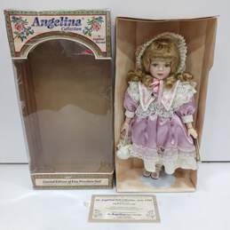 Angelina Limited Edition Porcelain Doll