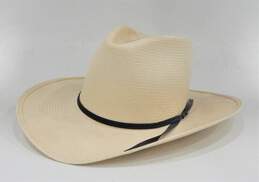 Charlie Horse Mens Western Straw Cowboy Hat Size 7 1/4