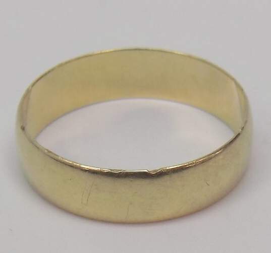 14K Gold Wide Wedding Band Ring For Repair 2.7g image number 1