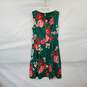 Vince Camuto Green Floral Patterned Sleeveless Midi Shift Dress WM Size 2 NWT image number 2