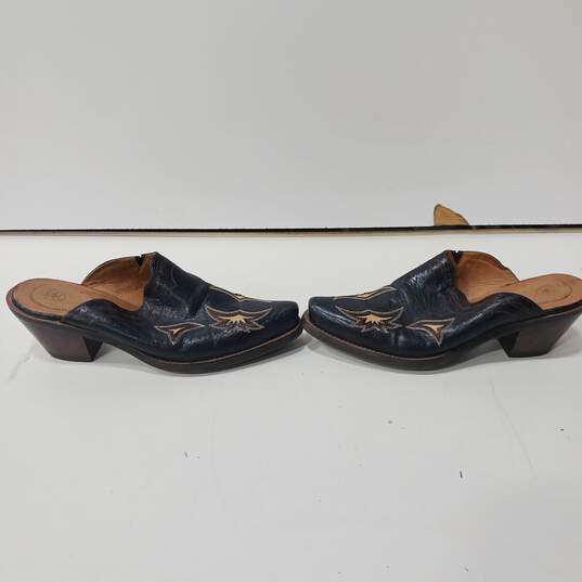Women's Ariat Black/Brown Western Slip-On Comfort Shoes image number 3