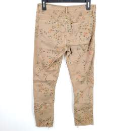 Citizens Of Humanity Women Brown Floral Pants Sz 28 alternative image