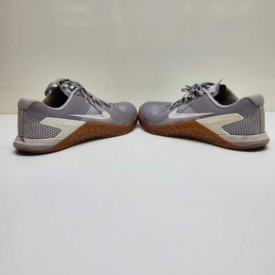 Nike Women's Metcon 4 Atmosphere Gray Size Women's 9.5 image number 4