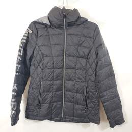 Michael Kors Women Black Puffer Jacket Sz M