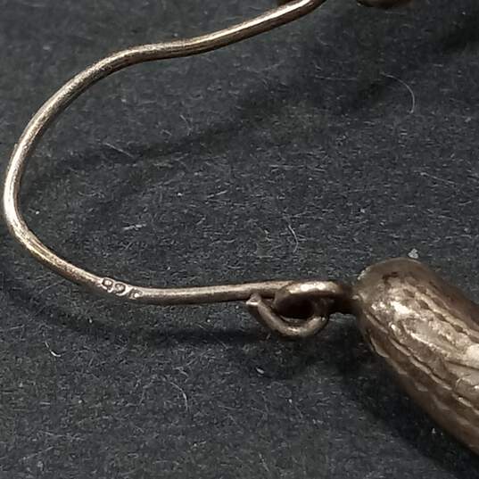 Bundle Of 3 Sterling Silver Dangle Earrings image number 4