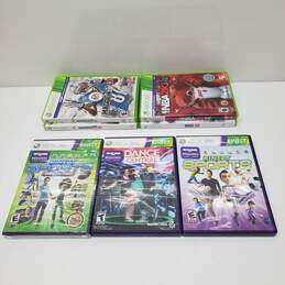 VTG. Lot Of x7 XBOX 360 Kinect & Sports Games P/R Untested