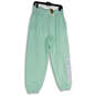 NWT Womens Green Elastic Waist Tapered Leg Pull-On Jogger Pants Size M image number 1