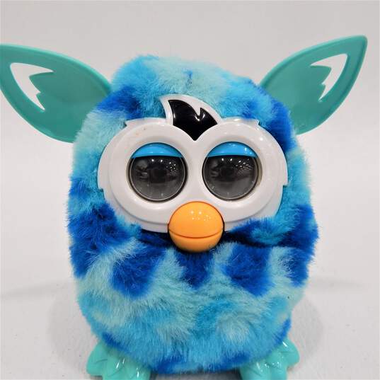 2012 Furby Boom Interactive Talking Toy Blue Aqua Waves image number 5
