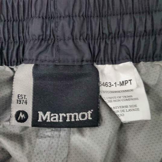 Marmot MN's Black Nylon Windbreaker Pants Size L image number 3