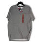 NWT Mens Gray Heather Crew Neck Media Pocket Stretch Pullover T-Shirt Sz XL image number 1