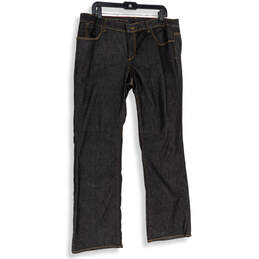 NWT Womens Black Denim Signature Fit Medium Wash Bootcut Jeans Size 16W