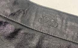 COACH F12776 Zoe Black Patent Leather Hobo Shoulder Tote Bag alternative image
