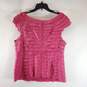 Adrianna Papell Women Pink Blouse Sz 16W image number 3