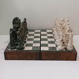 Vintage Stone Chess Set