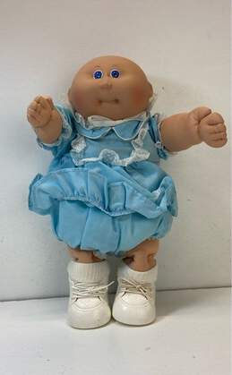 Cabbage Patch Kids Vintage Doll Blue Dress