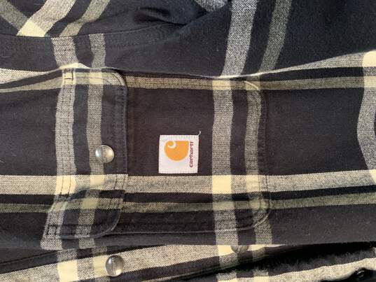Men's Plaid Carhartt Jacket Size: XL image number 2