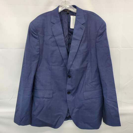 Banana Republic Blue Wool Slim Fit Suit Sport Coat Size 42S image number 1