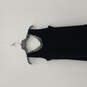NWT Womens Black Velvet Stretch Sleeveless Round Neck Maxi Dress Size 14 image number 2