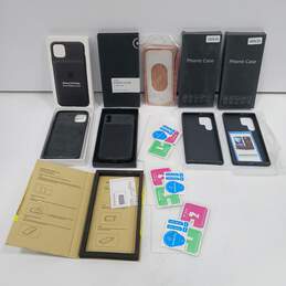 Bundle of Assorted Cell Phone Cases & Screen Protectors IOB