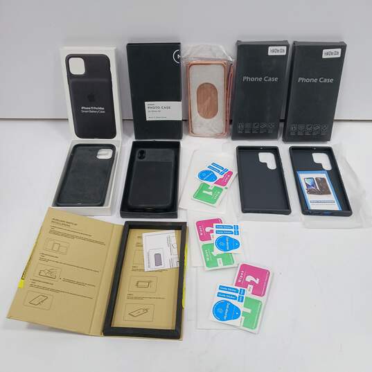 Bundle of Assorted Cell Phone Cases & Screen Protectors IOB image number 1