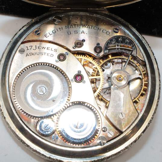 Vintage Elgin 17 Jewel Pocket Watch - 56.46g image number 4