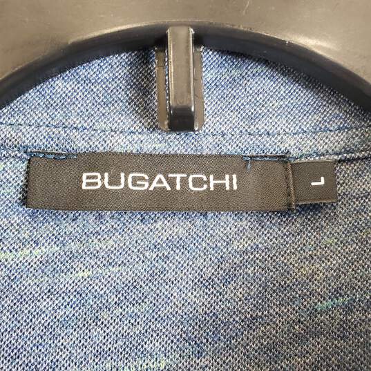 Bugatchi Men Blue Button Up L image number 2