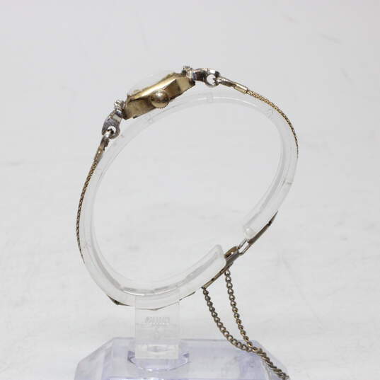 Vintage Nicolet 17 Jewel Diamond Accent Watch-11.0g image number 7