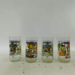 1991 The Flintstones Hardees First 30 Years Glasses Lot of 4