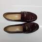 AUTHENTICATED Chanel Burgundy Patent Leather Loafers Size 36 image number 4