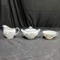 Vintage Towne Sone Wheat Leaf China Tea Cup Set with Creamer & Sugar Bowl image number 2
