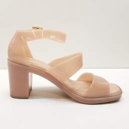 Melissa Model Strappy Jelly Block Sandals Light Pink 9