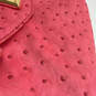 Womens Pink Polka Dot Texture Adjustable Strap Turn Lock Satchel Bag Purse image number 4