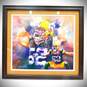 Clay Matthews Packers Weber Artist Signed Framed Numbered Art Print image number 1